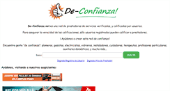 Desktop Screenshot of de-confianza.net